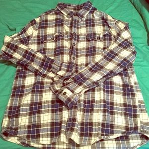 Sonoma long sleeve button down flannel
